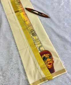 Onam Royal Heritage Printed Dhoti