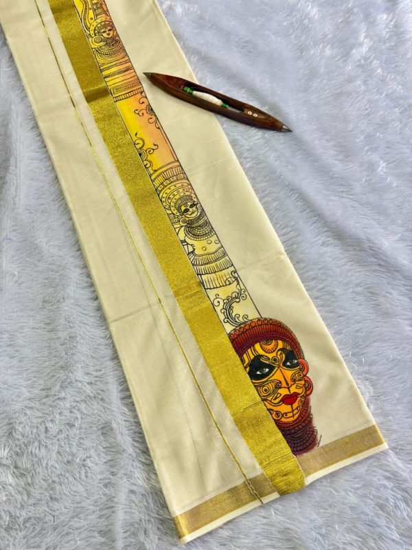 Onam Royal Heritage Printed Dhoti