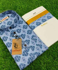 Off-White & Gold Dhoti Kurta – Classic Men's Ethnic Style