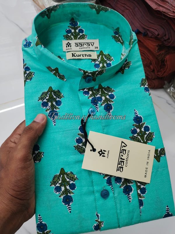 Royal Blue Classic Kurtha