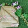Floral Crape Tissue Saree – Embroidery in Every Drape