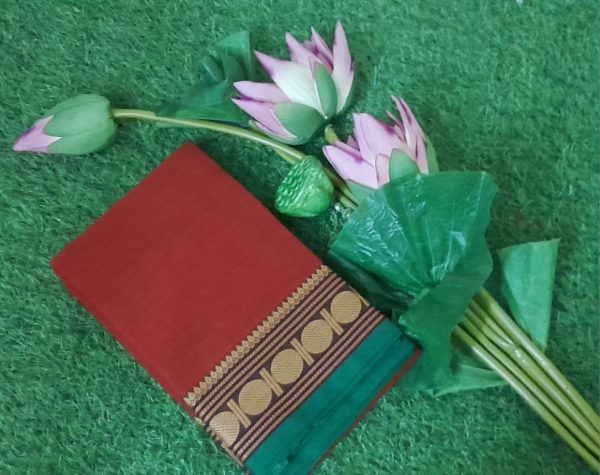 Traditional Narayanipattu Handloom Cotton Saree with Blouse