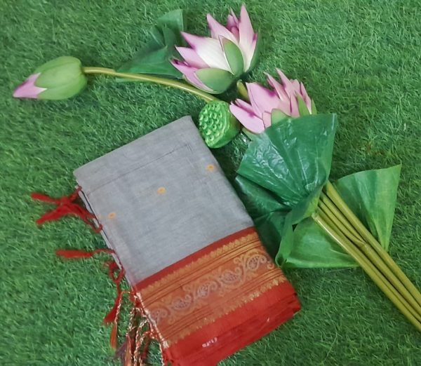 Traditional Narayanipattu Handloom Cotton Saree with Blouse
